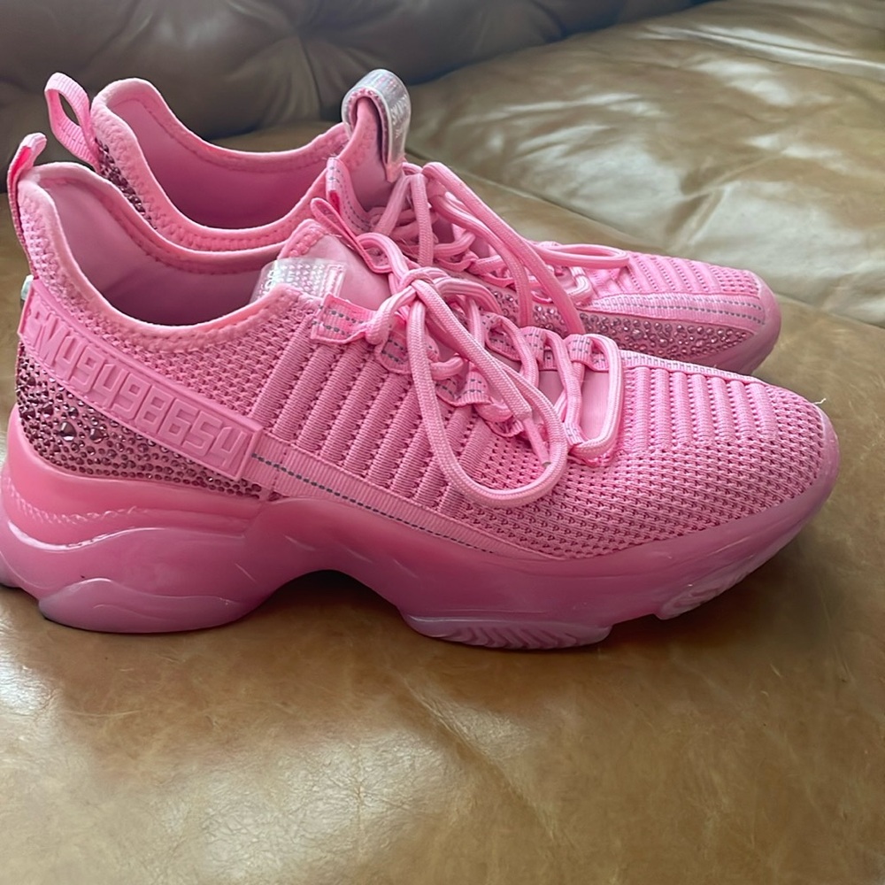Pink Steve Madden sneakers